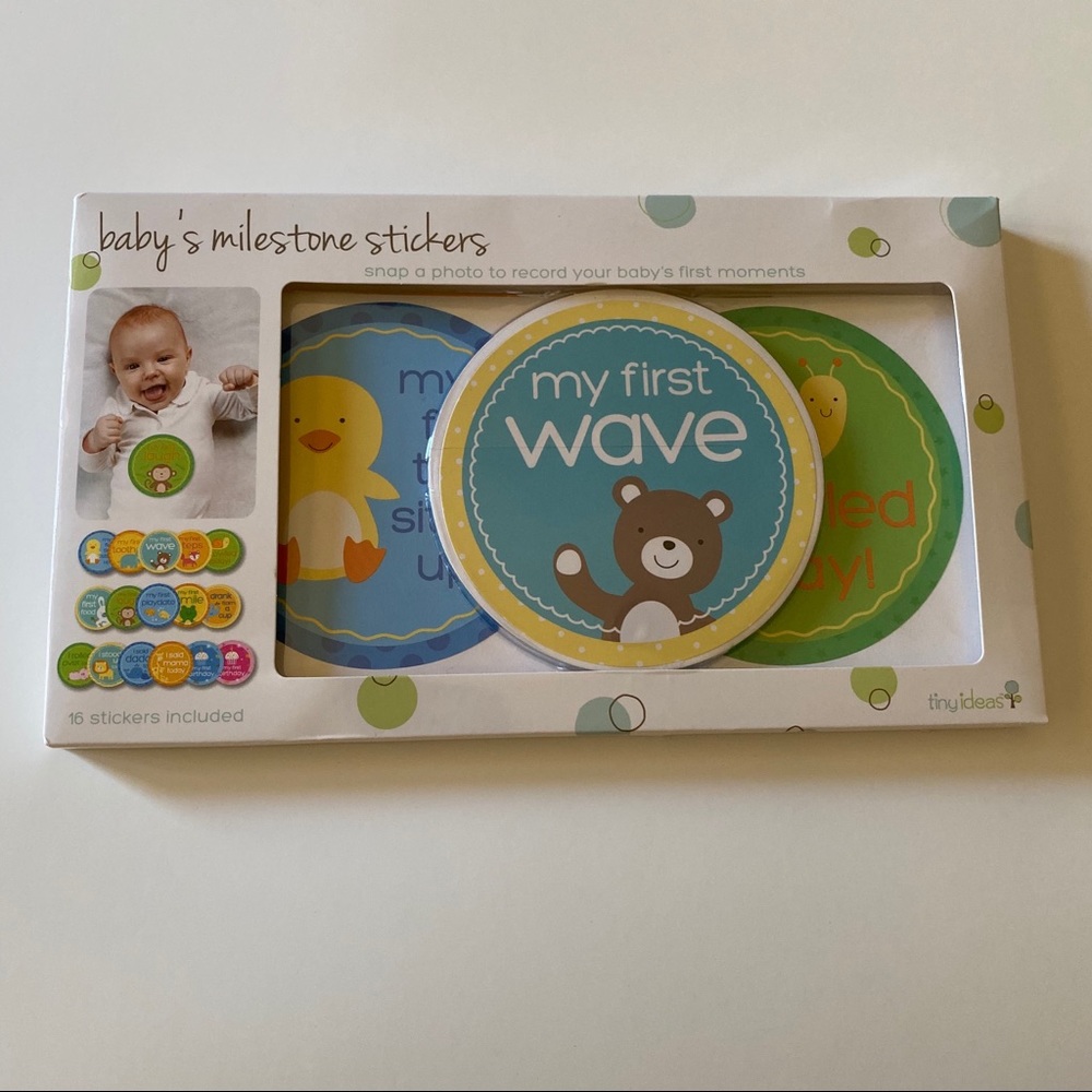 Baby’s Milestone Stickers 16 Baby Stickers